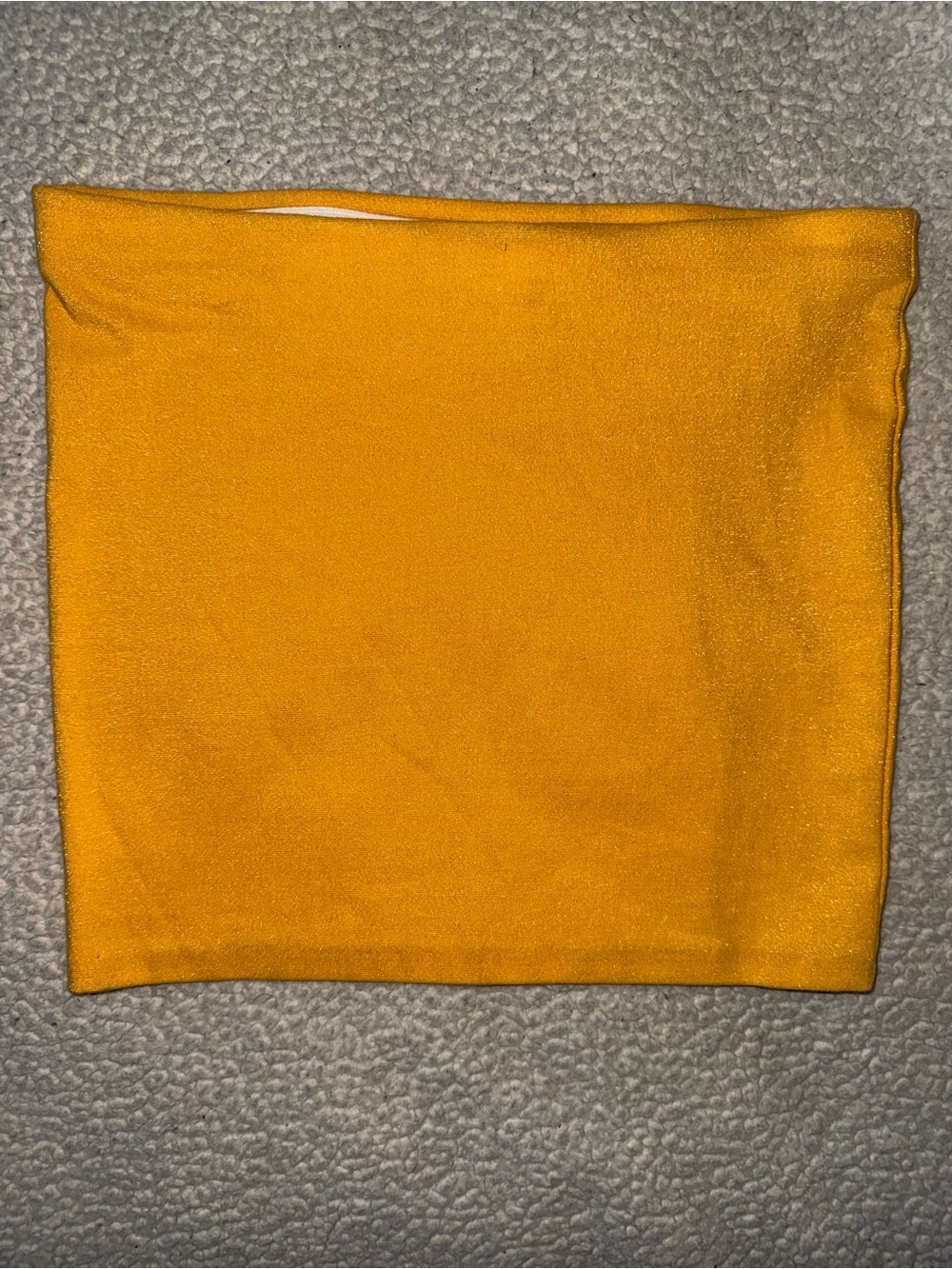 Deviations Yellow Stretchy Mini-Skirt